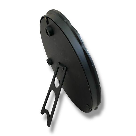 Handmade Close Pin Angel Artwork Crochet Dress Black Ornate Frame Unique - Picture 5 of 10